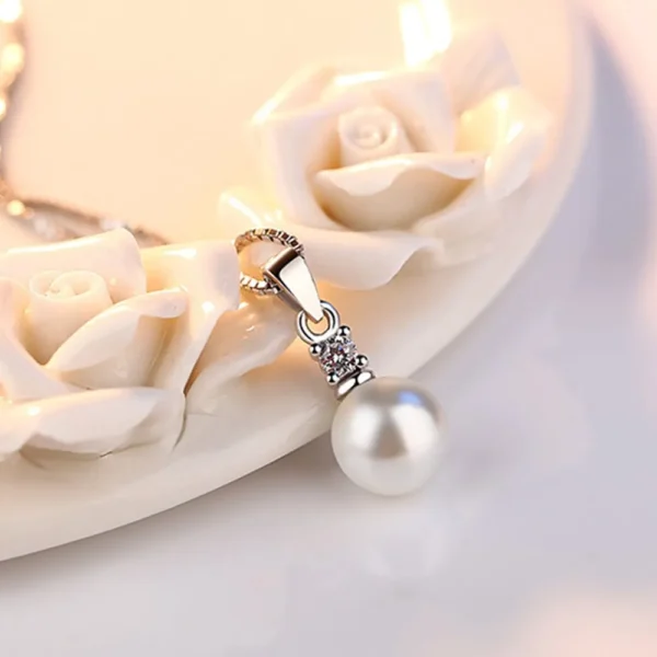 925 Sterling Silver New Ladies Fashion Jewelry High Quality Crystal - Image 4