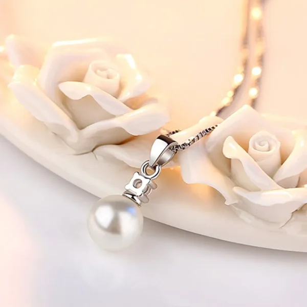 925 Sterling Silver New Ladies Fashion Jewelry High Quality Crystal - Image 6