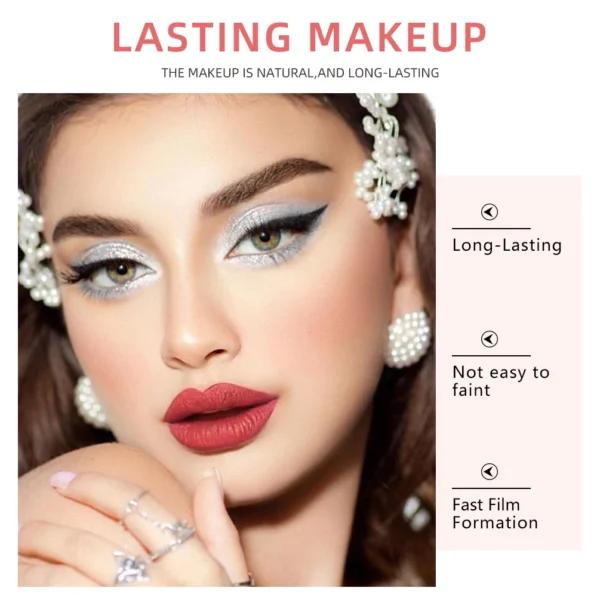 QIBEST Matte Liquid Eyeshadow Metallic Diamond Shiny - Image 5