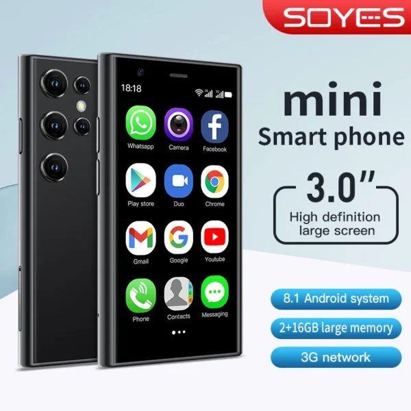 SOYES S23 Mini Smartphones Android 8.1 Dual SIM 3.0'' HD 1000mAh
