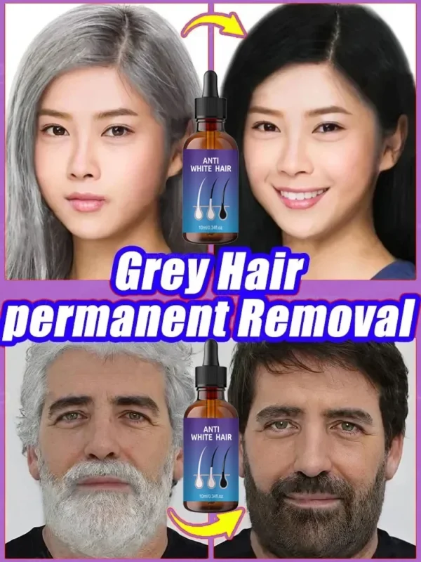 Natural Anti Gray Hair Serum Nourishing Hair Care