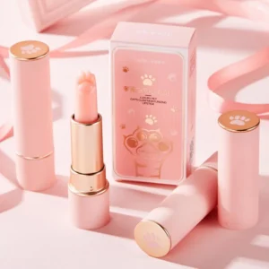 Moisturizing Temperature Color Changing Lip Balm, Cute Cat