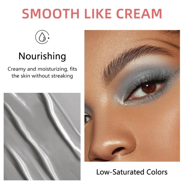 QIBEST Matte Liquid Eyeshadow Metallic Diamond Shiny - Image 3