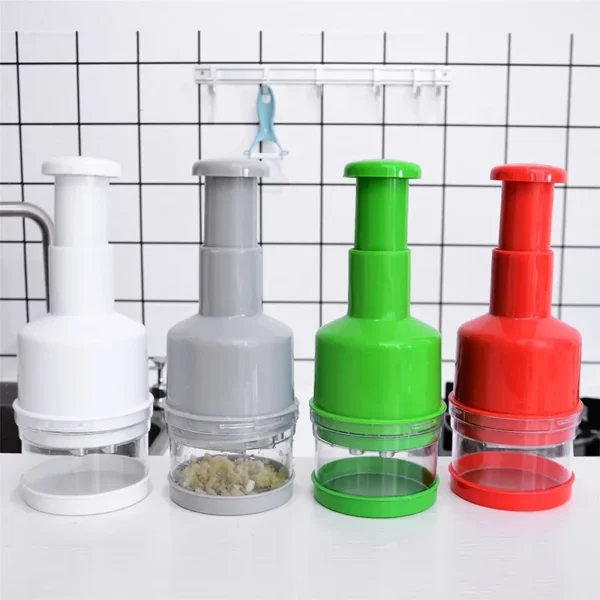 Vegetable Shredder Stainless Steel Hand-pressed Vegetable Cutter - Image 2