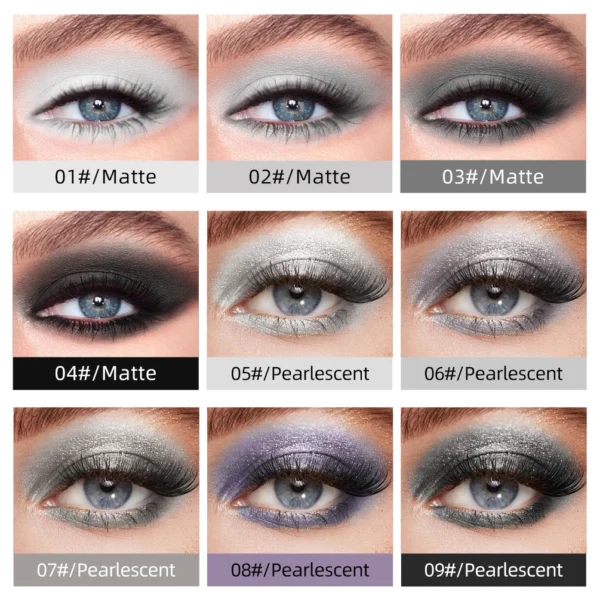 QIBEST Matte Liquid Eyeshadow Metallic Diamond Shiny - Image 2