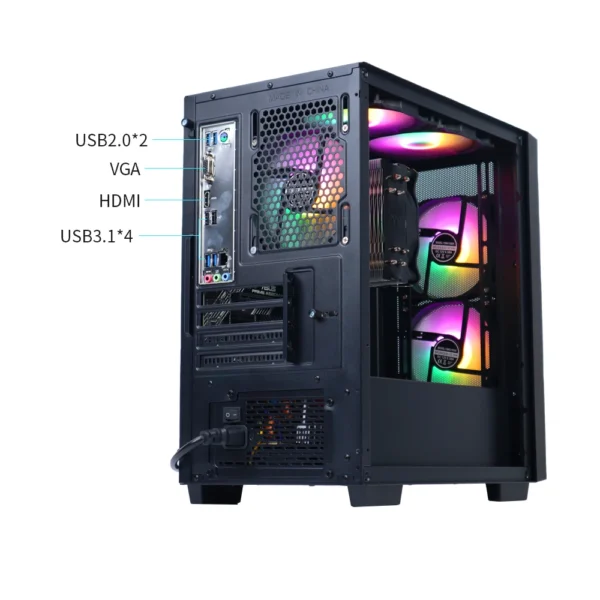 YEAH MAGIC Gaming PC AMD R5 5600 RX6750GRE 8G*2 DDR4 3200 NVME - Image 4