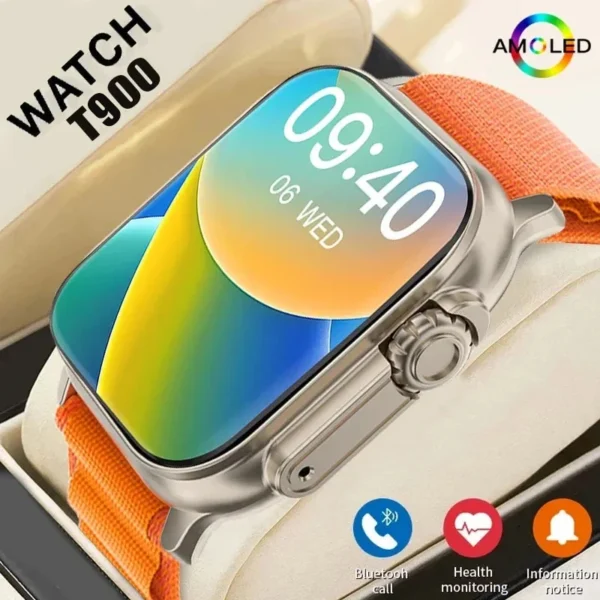 LAXASFIT T900Ultra Smartwatch Bluetooth Talk Smartwatch