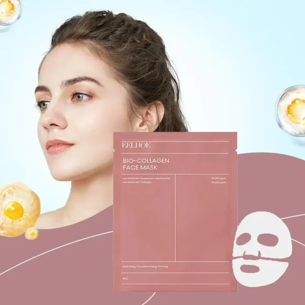 1/5/10PCs Bio Collagen Face Mask Shrink Pores Deep Hydrating - Image 2