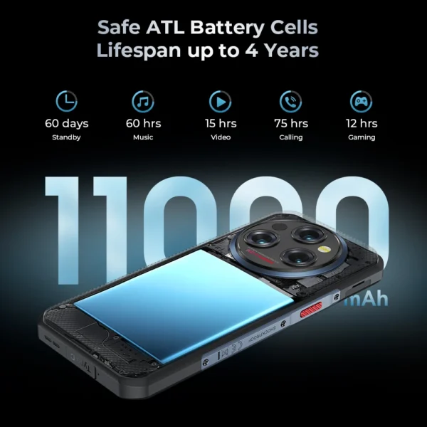 Oukitel WP35 5G Rugged Smartphone 11000 mAh 24GB+256GB - Image 4