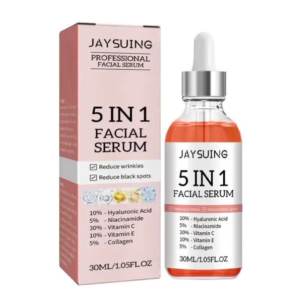 5 In 1 Fade fine lines Firming Face Serum Moisturizing brightning