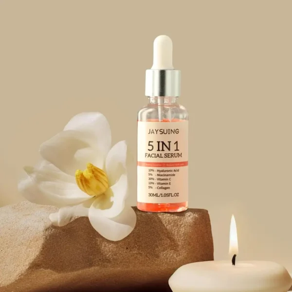5 In 1 Fade fine lines Firming Face Serum Moisturizing brightning - Image 2