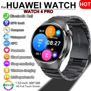 New Watch 4 PRO Smart Watch 366*366 HD Screen Bluetooth Call Heart