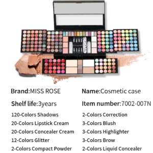 MISS ROSE Make-up Kit ALL IN ONE Full Facial Makeup Set