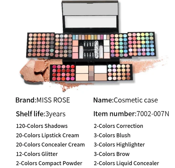 MISS ROSE Make-up Kit ALL IN ONE Full Facial Makeup Set