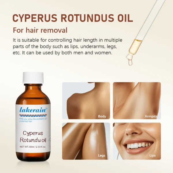 Semi-permanent Cyperus Rotundus Oil Hair Remover - Image 4