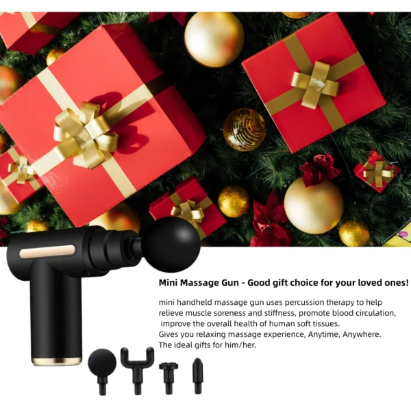 Mini Portable Fascia Massage Gun Electric Percussion Pistol - Image 2