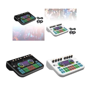 External Audio Mixer Sound Card Webcast Live Stream Sound Card