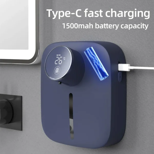 Automatic Wall-mounted Hand Washer with Rechargeable Battery - Image 5
