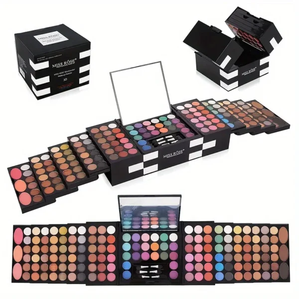 142-color eye shadow, 3-color blush, 3-color eyebrow powder