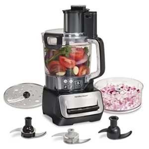 Food Processor and Vegetable Chopper Combo Stainless Steel Blades