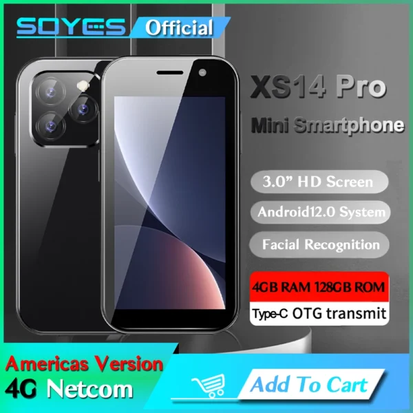 SOYES XS14 Pro Americas Version 4G Mini Smartphone 3.0"