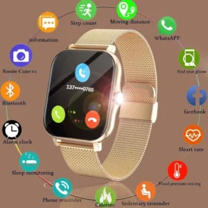 Original 1.83'' Smart Watch Clock Fitness Heart Monitor Sport