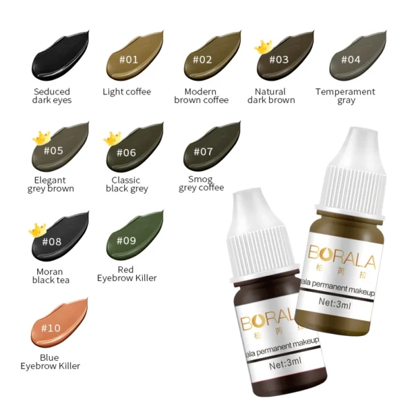 BORALA Eyebrows Permanent Makeup Pigments - Image 6