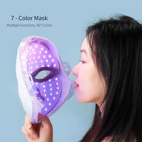 Face and Neck Beauty Machine LED Skin Care Massager - Image 2