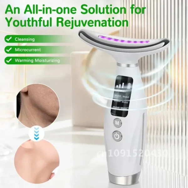 neck face beauty device vibration massage - Image 4