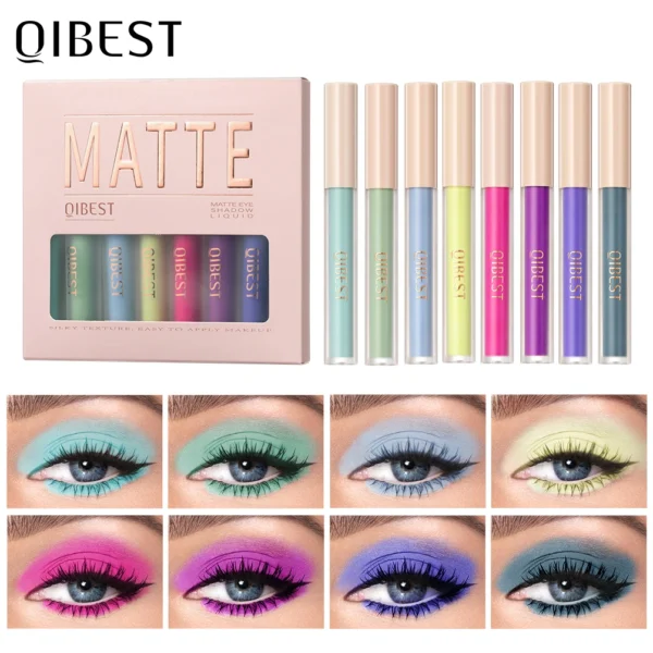 Colorful Liquid Eyeshadow Cream Smooth Nude - Image 4