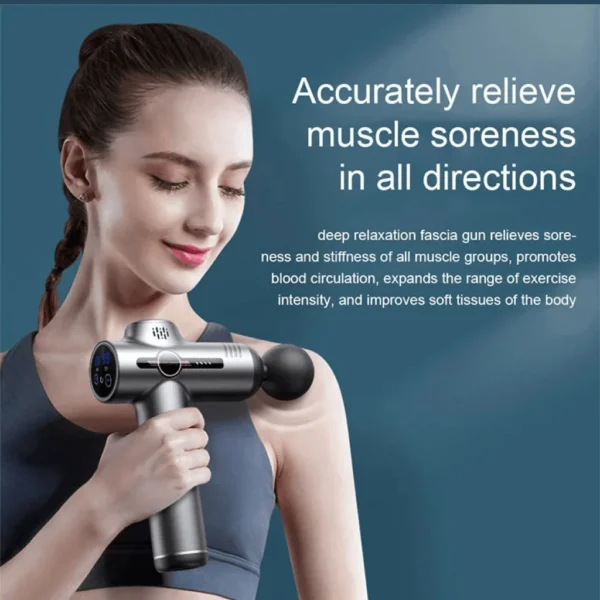 99 Level Massage Gun Fascia Deep Muscle Relax Body Neck Massager - Image 2