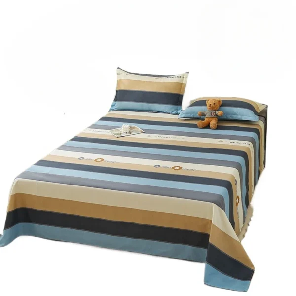 3pcs/Set Home Textile Bed Sheet Set with Pillowcases Cotton