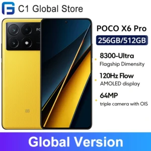 POCO X6 Pro 5G Global Version 6.67" 1.5K Flow AMOLED DotDisplay