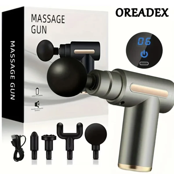 Mini Portable Fascia Massage Gun Electric Percussion Pistol