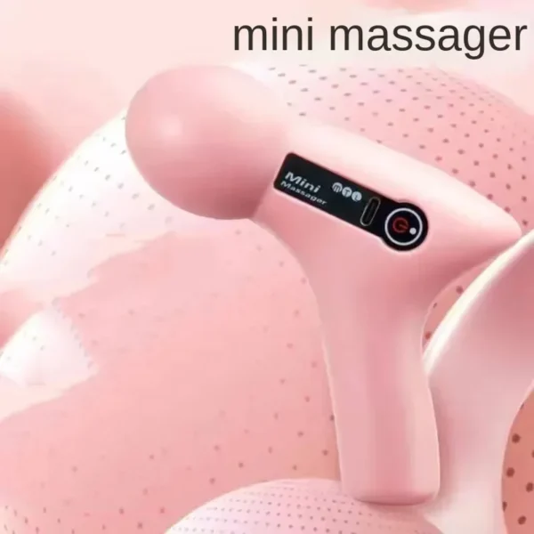 Mini Massage Massage LCD Screen 6 Heads Gun Muscle - Image 2