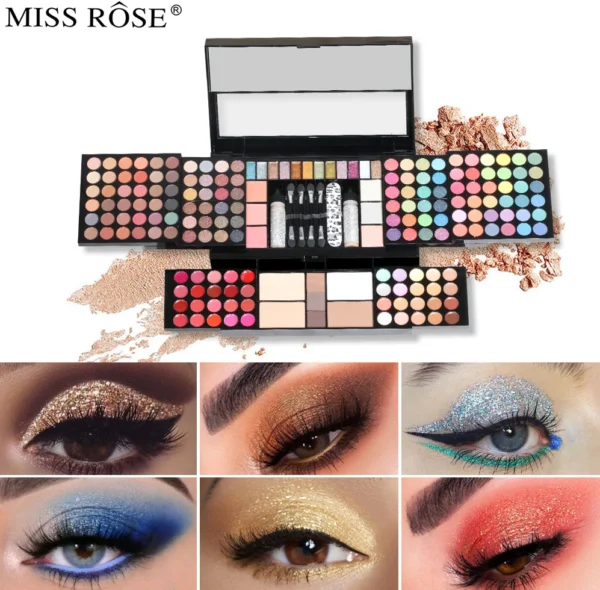 MISS ROSE Make-up Kit ALL IN ONE Full Facial Makeup Set - Image 4