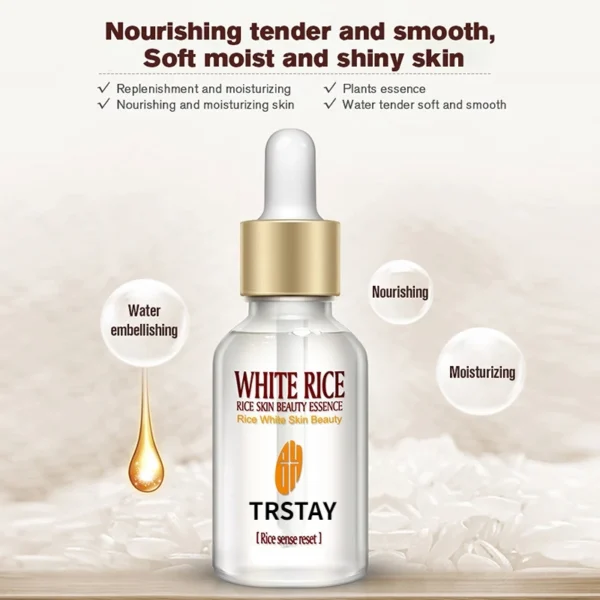 New White Rice Whitening Serum Face Moisturizing Cream - Image 4
