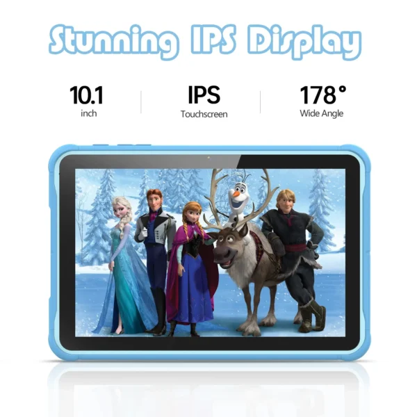 Pritom 10 Inch Kids Tablet Android 13 Go WIFI Quad Core Processor - Image 3