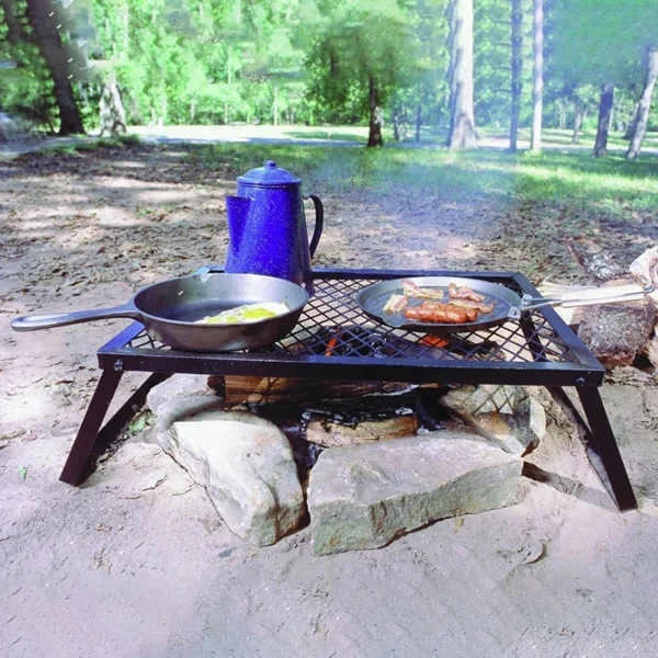 Folding Outdoor Camping BBQ Grill Portable Stand Equipment